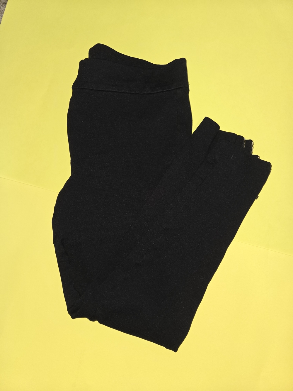 LOFT Black Ponte Skinny Pants